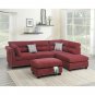 Sectional Sofa Bed Suede for Living Room Sleeper Sofa Set Modern L Shaped Comfortable Large Sofa