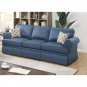 Convertible Sectional Sofa Set Modern Style Glossy Polyfiber Thicker Cushion Couch