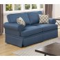 Convertible Sectional Sofa Set Modern Style Glossy Polyfiber Thicker Cushion Couch