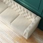 82 Inch Button Tufted Chesterfield Sofa Sectional Sofa Velvet Upholstered 3 Seater Couch