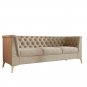 82 Inch Button Tufted Chesterfield Sofa Sectional Sofa Velvet Upholstered 3 Seater Couch
