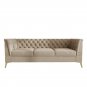 82 Inch Button Tufted Chesterfield Sofa Sectional Sofa Velvet Upholstered 3 Seater Couch