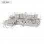 L Shape Sectional Sofa Couch and Sofa Sets for Living Room with Chaise Lounge