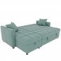 L Shape Linen Sofa Bed With Storage Sleep Function 3 Seater Modern Lounge Sofa