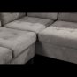 104.7“ Modern Sectional Sofa Couch with Ottoman Sofas Living Room Furniture Sets