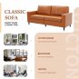 Sectional Sofa Set Modern Style PU Leather Couch Furniture Upholstered 3 Seater Sofa Couch