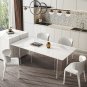 Marble Dining Table Luxury Rectangle American Health & Eco-friendly Home Furniture