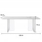 Marble Dining Table Luxury Rectangle American Health & Eco-friendly Home Furniture