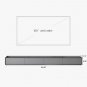 Wood Black TV Stand, Rectangular Grey Media Console with 4 Drawers for up to 80 Inch TV