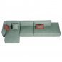 L-Shaped Contemporary Design Leather Corner Modular Sofa