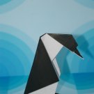 Black & White Origami Penguin