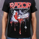 RAZOR - VIOLENT RESTITUTION T-SHIRT Slayer Sodom Anthrax