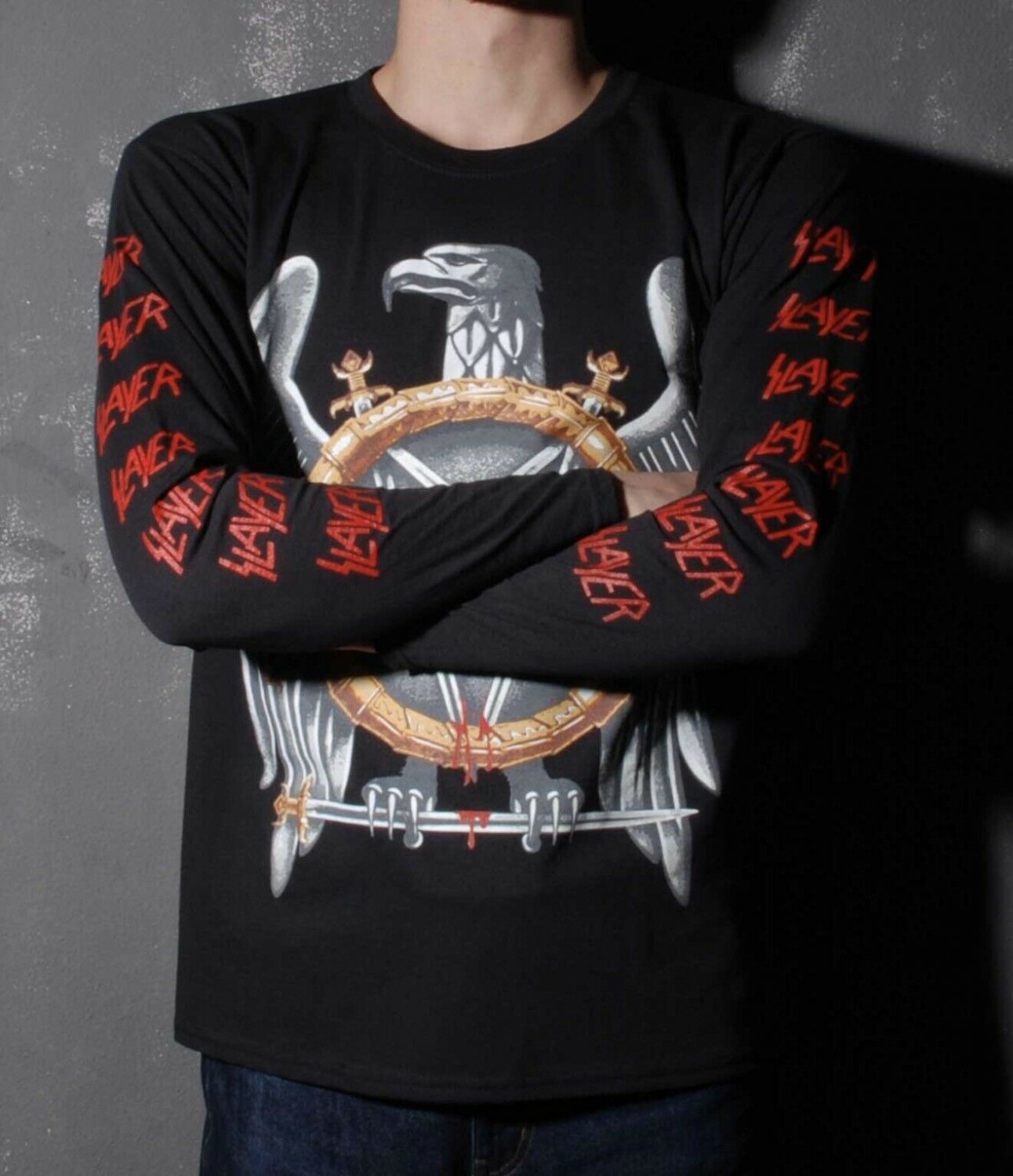 Slayer - Eagle New Black Long Sleeve