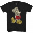 Disney Mickey Mouse Collage World Tee Funny Humor Adult Men's Graphic T-shirt