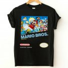 Mario Super Mario Bros Video Game T-shirt, Unisex Black Shirt Birthday Gift Idea