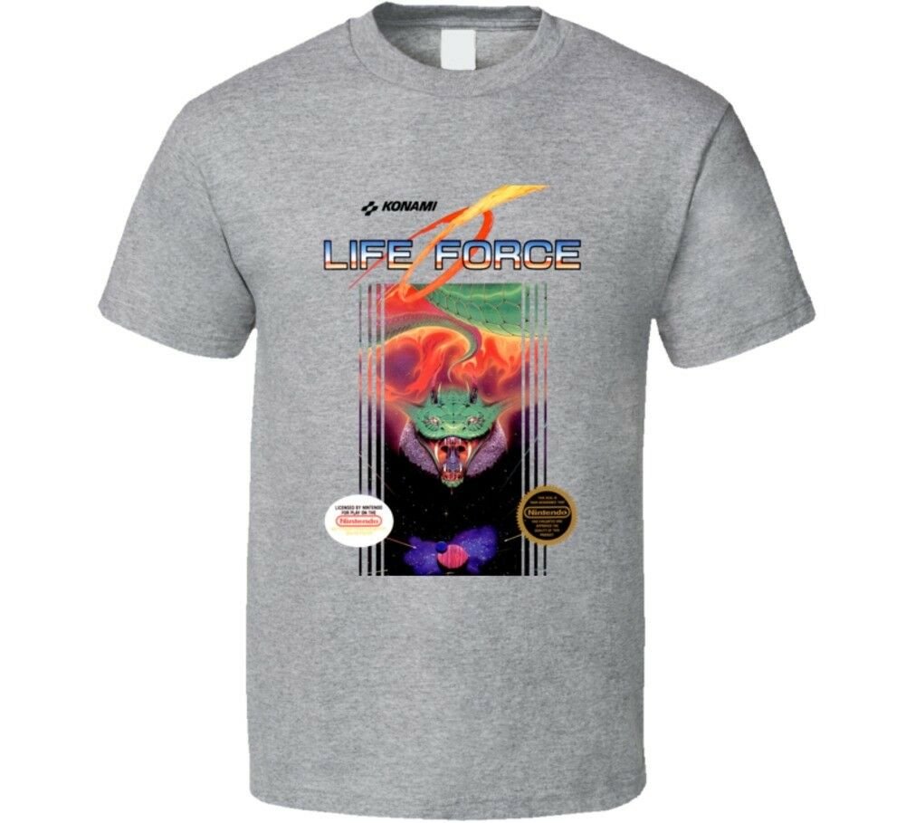 Life Force Nes Box Art Video Game T Shirt