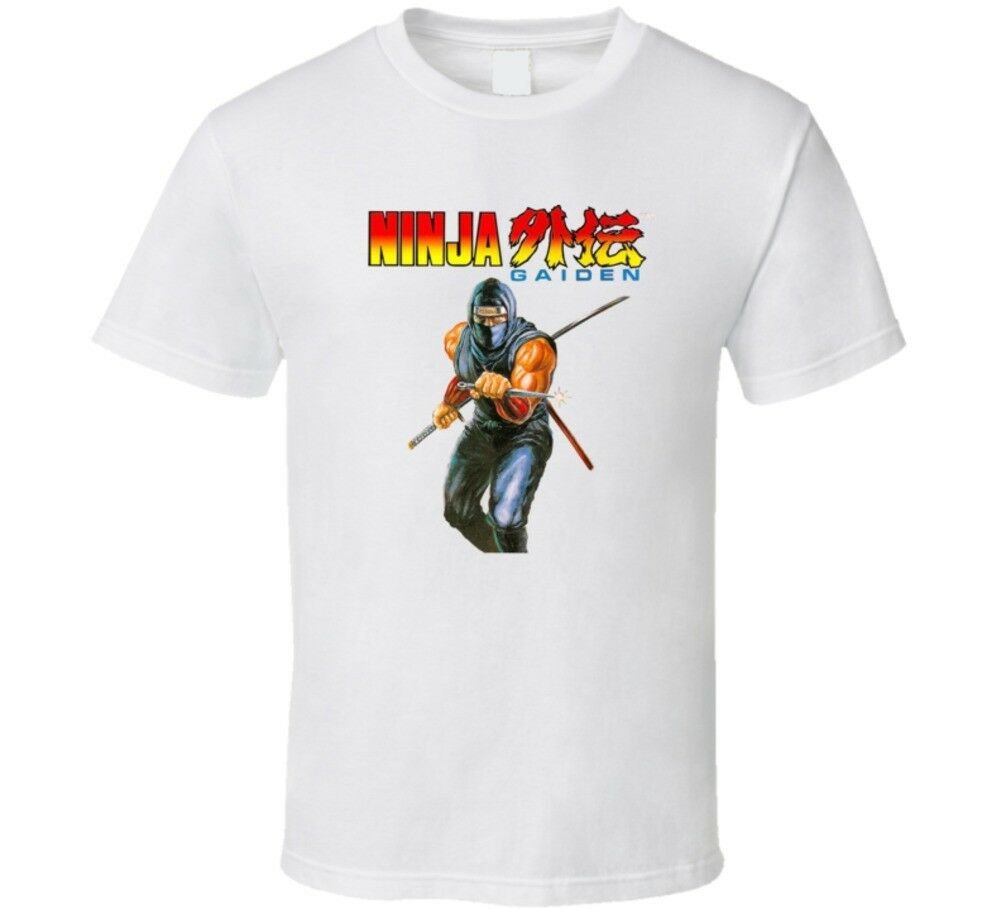 Ninja Gaiden Nes Box Art Retro Video Game T Shirt
