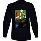 Soccer Nes Box Art Retro Video Game Long Sleeve T Shirt