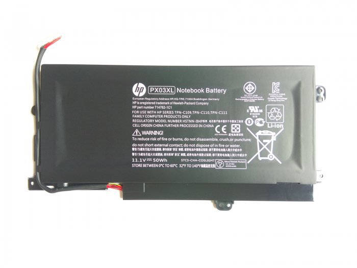 HP PX03XL Battery PX03XL TPN-C109 HSTNN-LB4P For HP Envy Touchsmart 14-K074CA 14-K100