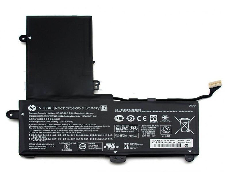 HP NU03XL Battery TPN-W117 For HP Pavilion 11-U096NIA 11-U097NIA 41.7Wh