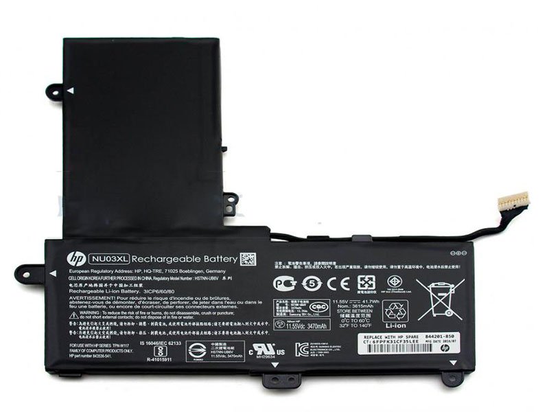 HP NU03XL Battery 844201-855 For HP Pavilion X360 11-U002TU 11-U003LA 41.7Wh