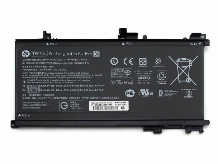 HP TE03XL Battery 849910-850 For Pavilion 15-BC307NC 15-BC307NF Battery