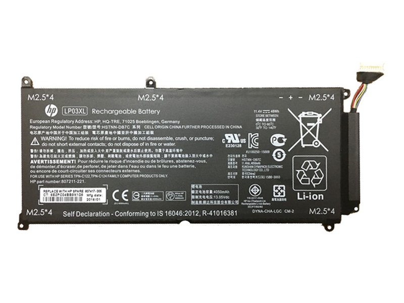 HP LP03XL Battery 807211-121 For Envy 15-AE009TX  15-AE010NL 15-AE006UR