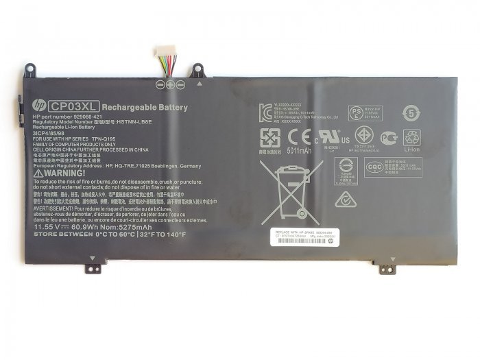 HP CP03XL Battery HSTNN-LB8E For Spectre X360 13-AE030CA 13-AE031TU 13-AE033TU