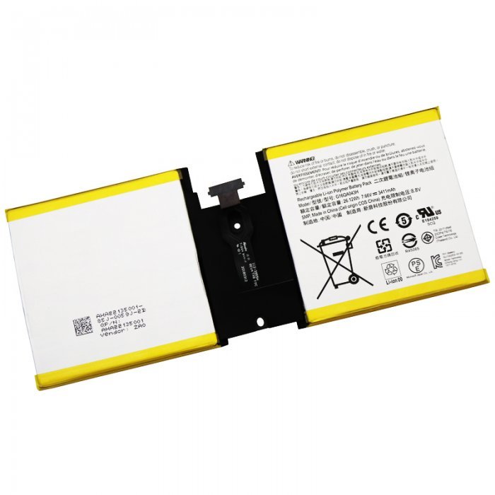 G16QA043H Battery Replacement For Microsoft Surface Go 1824 26. 3411mAh