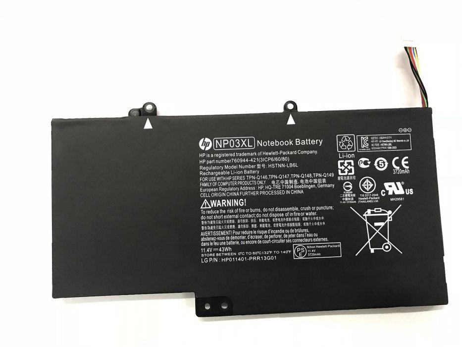 HP NP03XL Battery 760944-421 For Pavilion 13-A001NS 13-A003NF 13-A010DX