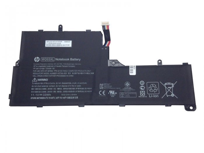 HP WO03XL Battery 725496-2B1 For Pavilion 13-P120CA F3H00UA 13-P151XX F3H35AS