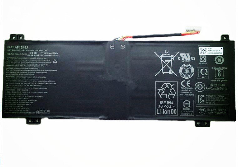 New 7.6V 37Wh AP16K4J battery for Acer Spin 11 R751T N16Q14 R751TN-C5P3