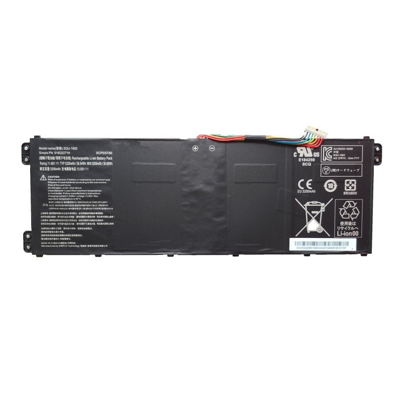SQU-1602 Battery Replacement 916Q2271H For Hasee X5-CP5D1 CP5E1 CP5S1 CP7D1