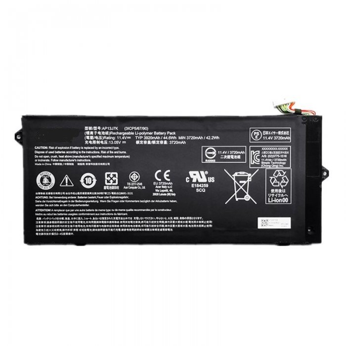 AP13J7K Battery KT00307007 For Acer ChromeBook C740-C5U9 15 CB3-532-C4ZZ