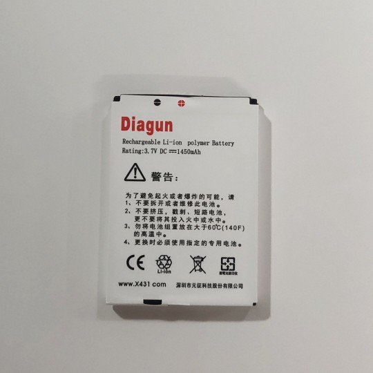 Diagun Battery Replacement 3.7V 1450mAh For Launch X431 Diagun Akku Batteria Accu