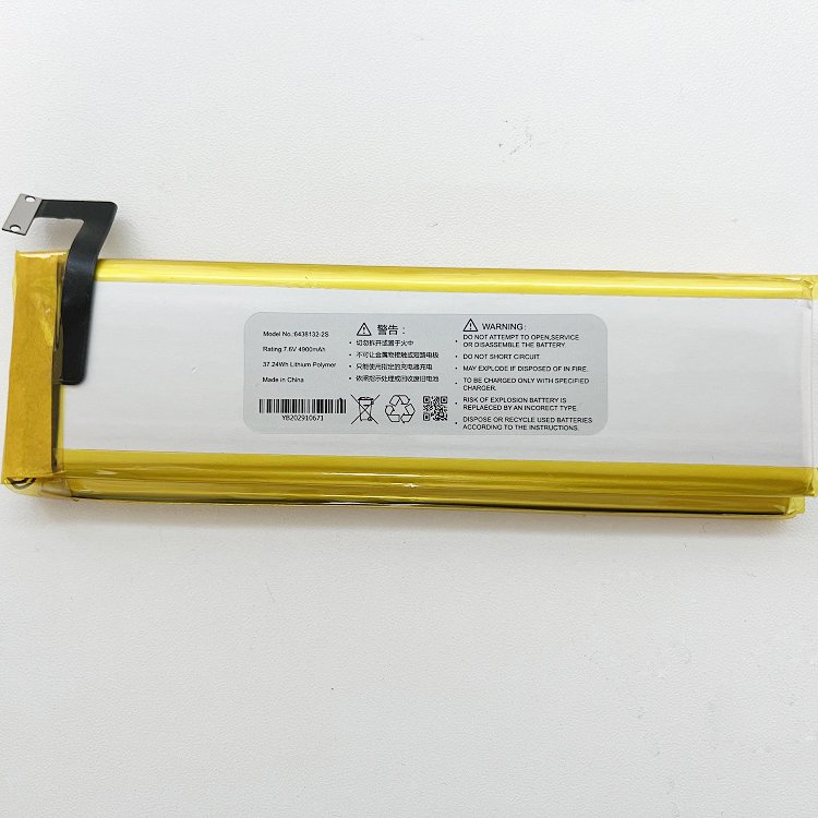 6438132-2S Battery Replacement For GPD Win 2 Win2 Handheld Laptop 7.6V 4900mAh 37.24Wh