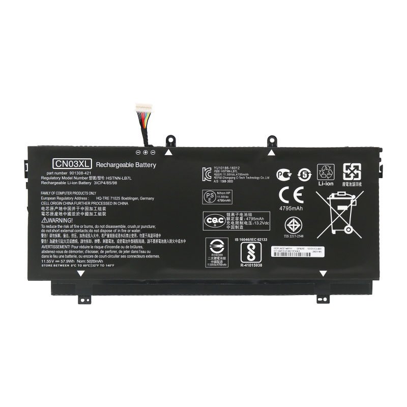 HP CN03XL Battery Replacement 901345-855 HSTNN-LB7L For HP Envy Notebook PC 13-AB