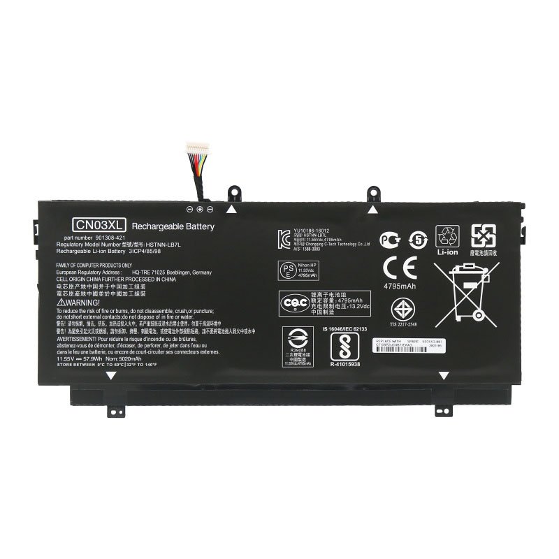 HP CN03XL Battery Replacement 901308-421 CN03057XL For HP Envy Notebook PC 13-AB