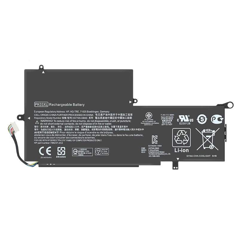 HP PK03XL Battery Replacement 789116-005 TPN-Q157 For Spectre X360 13-4000