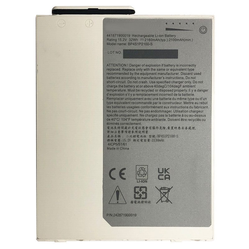 BP4S1P2100-S Battery Replacement For Getac RX10 RX10H Rugged 441871900019