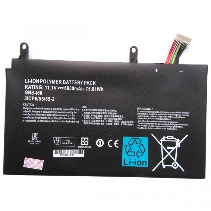 GNS-I60 Battery 961TA010FA Replacement For Gigabyte P37K P37W P37X P57W P57X