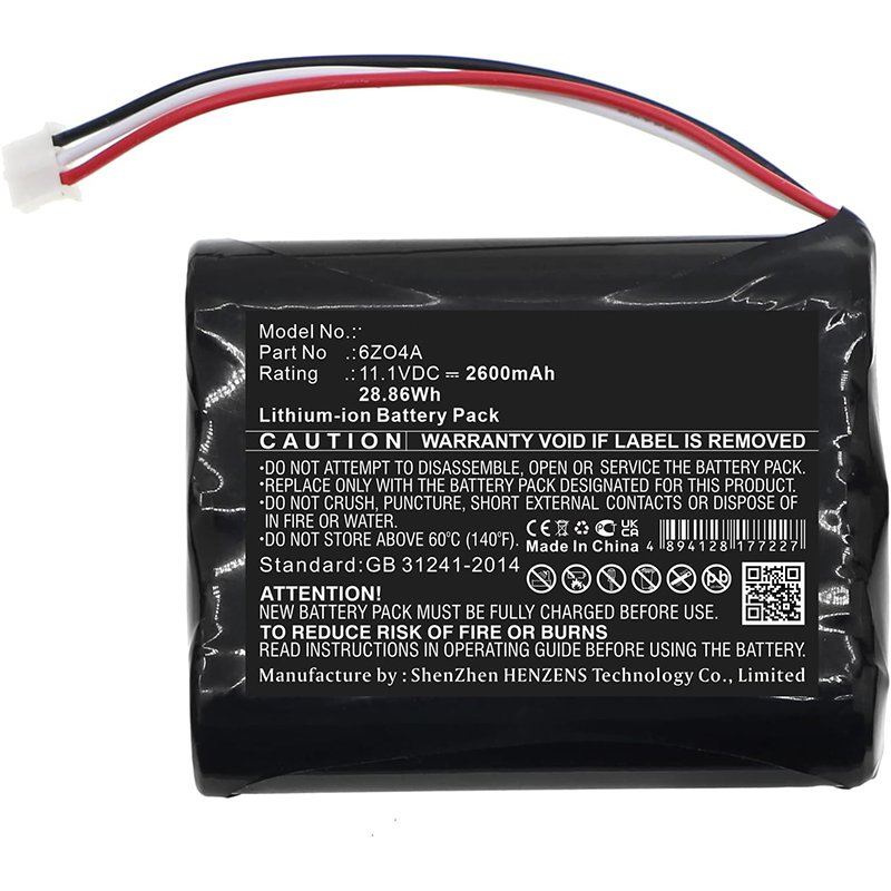 6Z04A Battery For Sony VGF-WA1 Speaker&Acirc;&nbsp;Replacement