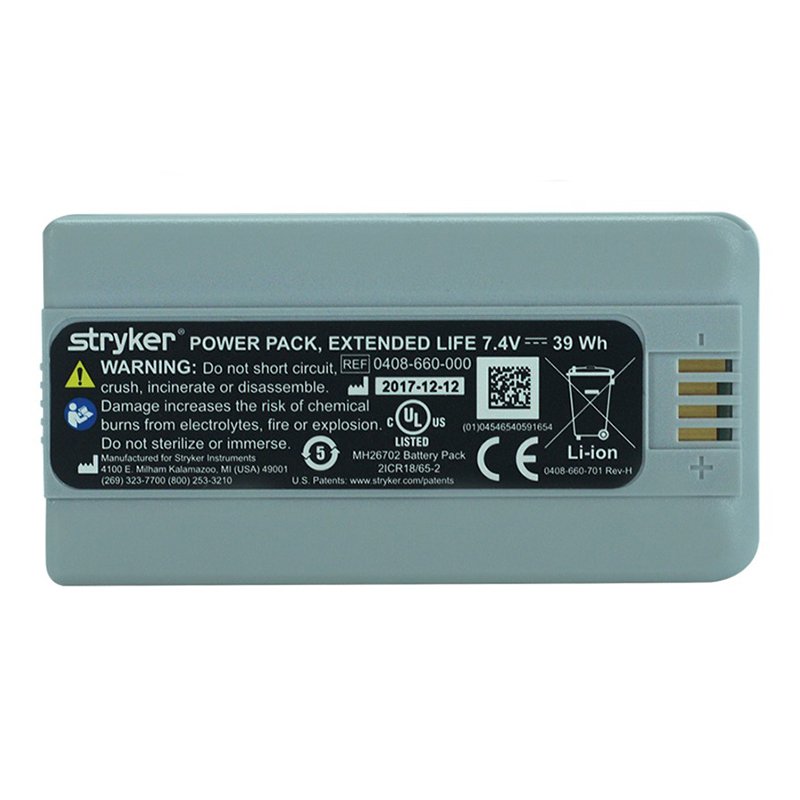 REF 0408-660-000 Battery For Stryker Power Pack 0408-660-701&Acirc;&nbsp;Replacement