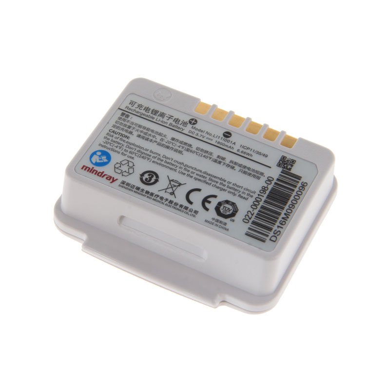 LI11I001A Mindray BP10 Battery022-000198-00 1ICP11/35/49 3.7V 1800mAh 6.66Wh Replacement
