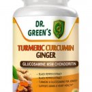 Turmeric Curcumin with Ginger and Bio pepper 2600mg Max Strength Capsules