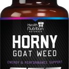 Horny Goat Weed for Men & Women 1590mg Extra Strength Horny Goat- 60 Capsules