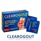 Cleargout Live-Well Gout Therapy Alkalinising Effervescent Granules Relief Pain 30 sachet