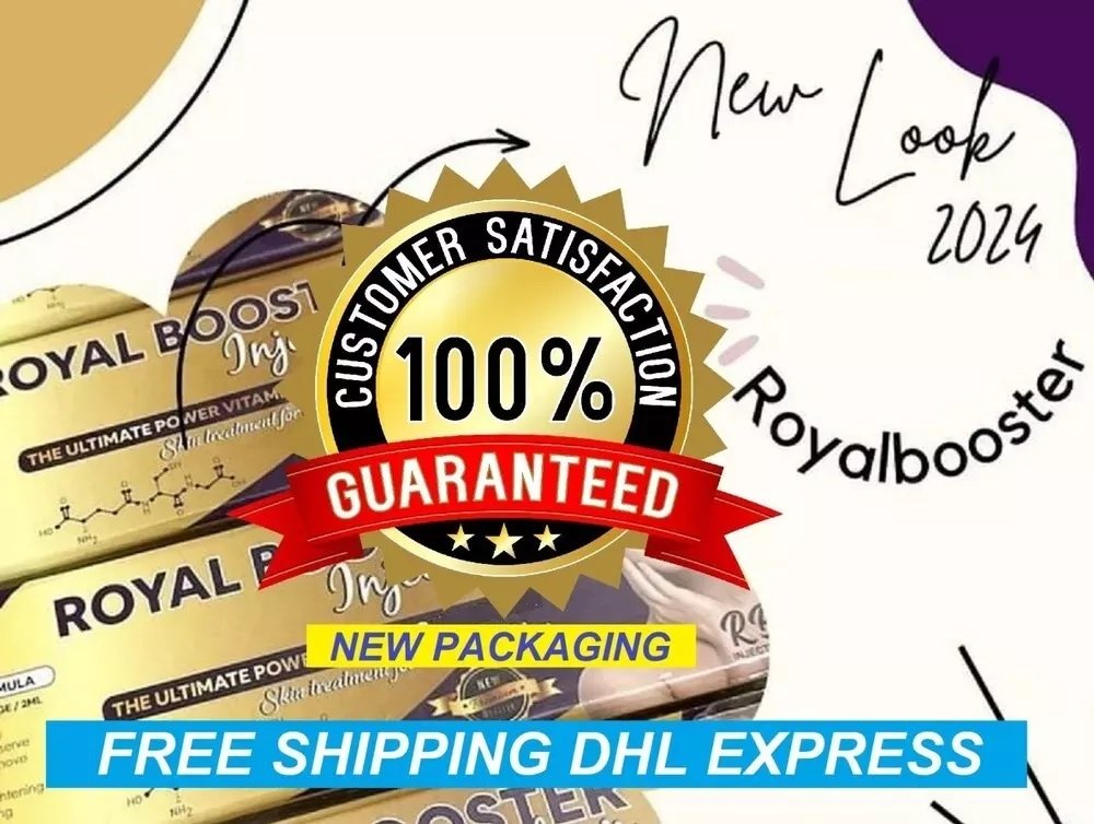 Royal Booster Skin Glutathione Whitening Full Body With Vitamin C Fast shipping