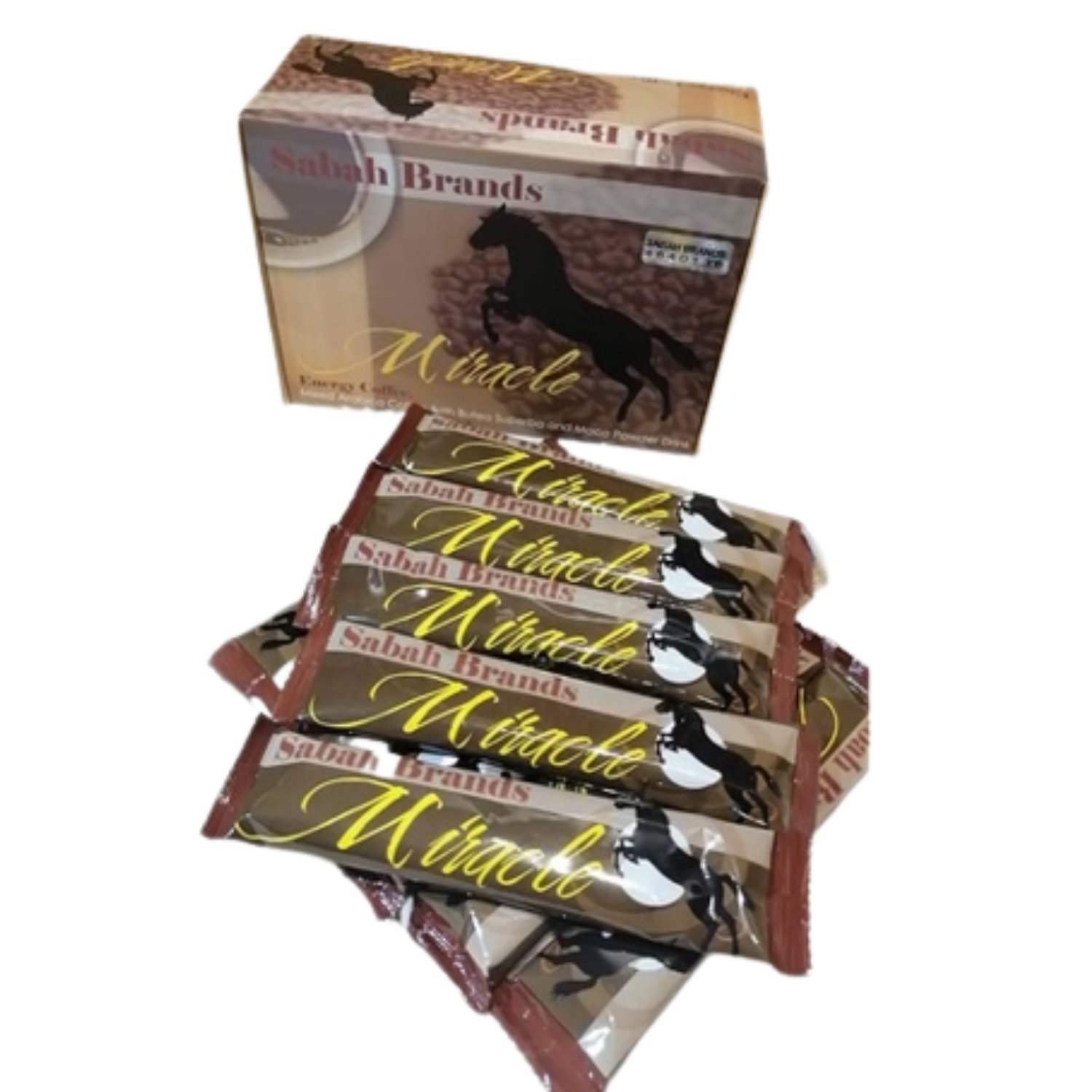 Miracle Coffee Sabah Brand 20 Sachets For Men Stamina Fitness Masculine Coffee Free Shipping