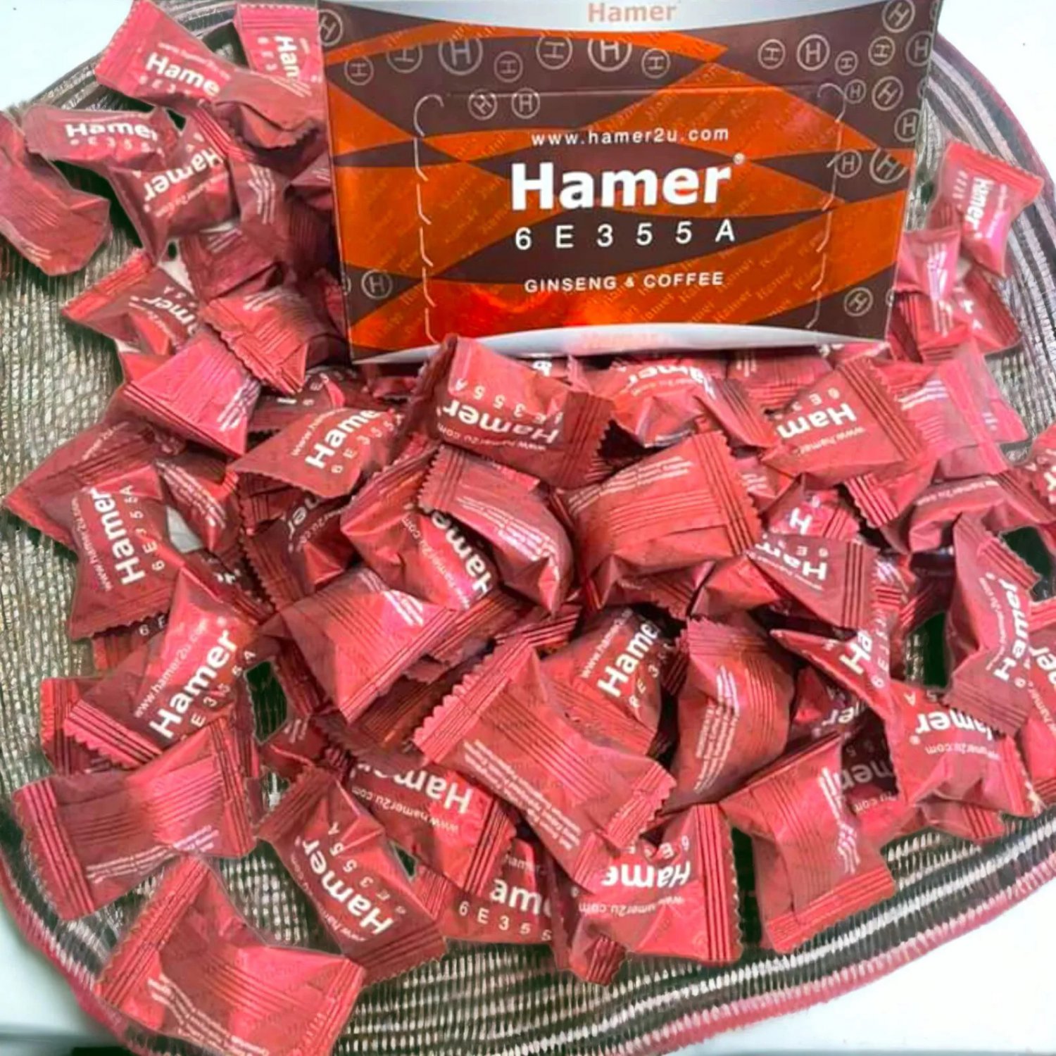 1 Box Hard Candy 30 Pieces Coffee Herbs Candy Restoring Men Stamina Fitness